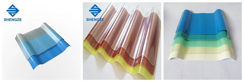 FRP Corrugated Fireproof Panels/GRP Skylight Sheet/Fiberglass Roofing Shingles