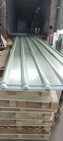 Clarabóia de fibra de vidro corrugada FRP telhado transparente clarabóia de plástico reforçado com fibra de vidro