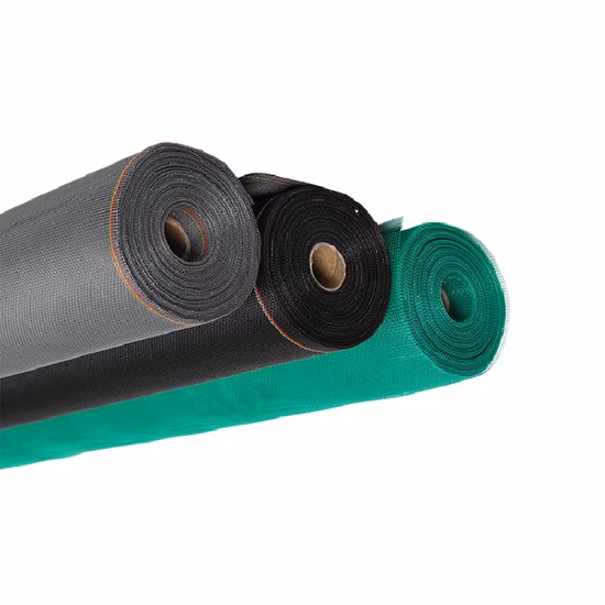 Rede de arame de fibra de vidro revestida de PVC de malha lisa 18*16