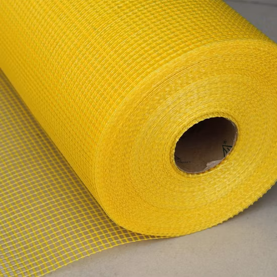 Rolo de malha de fibra de vidro de alto nível de malha de fibra de vidro simples de fornecimento de fábrica